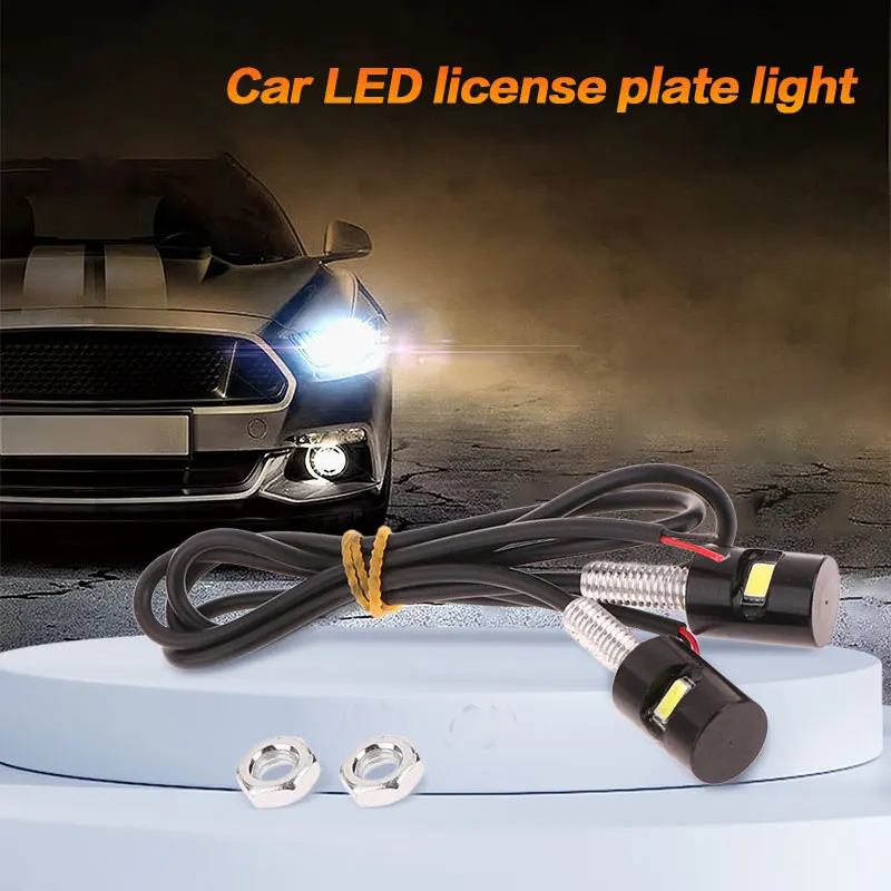 Universal LED License Plate Light - Super Bright White 12V Waterproof License Lamp for Cars Motorcycles Trucks SUVs & Trailers
Universal LED License Plate Light - Super Bright White 12V Waterproof License Lamp for Cars Motorcycles Trucks SUVs & Trailers