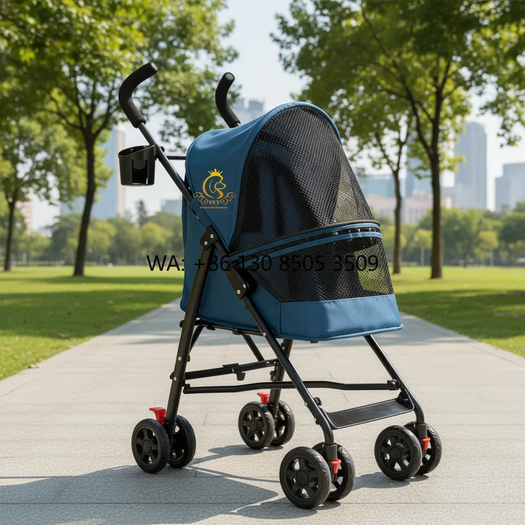 Premium Pet Stroller Quick Release Front Wheels Breathable Mesh Iron Pipe Frame Dog Cat Stroller (Max Load 15kg)
Premium Pet Stroller Quick Release Front Wheels Breathable Mesh Iron Pipe Frame Dog Cat Stroller (Max Load 15kg)