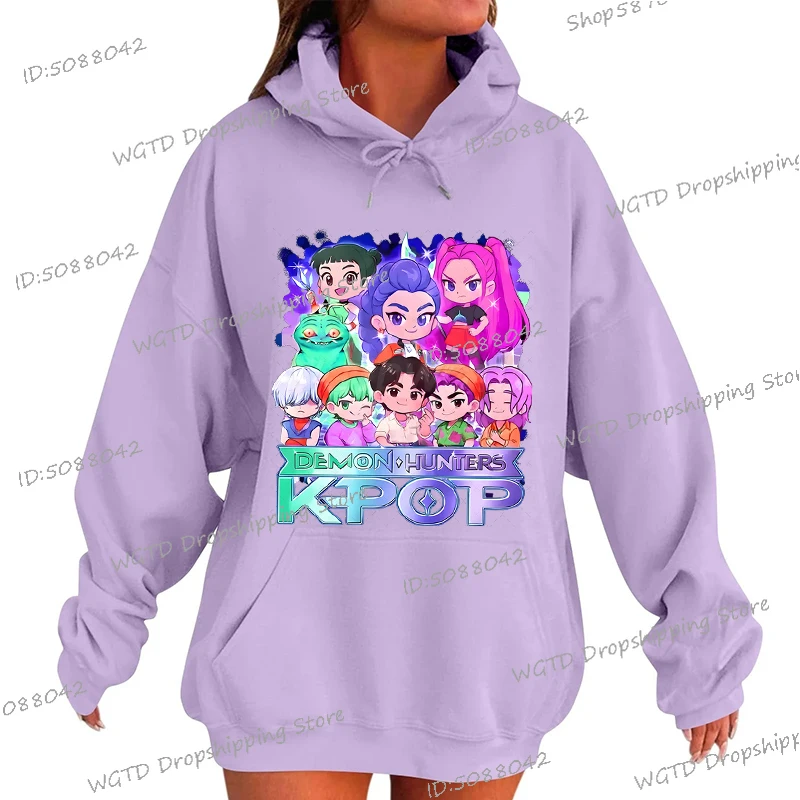 2025 New Anime Kpop Demon Hunters Hoodies for Women Men Cartoon Korean Ulzzang Pullover Boys Girls Long Sleeve Anime Hoody
2025 New Anime Kpop Demon Hunters Hoodies for Women Men Cartoon Korean Ulzzang Pullover Boys Girls Long Sleeve Anime Hoody