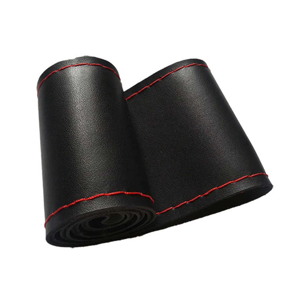 Hand Sewing Steering Wheel Cover Interior 37-38cm Accessories Black Red Car DIY With Needles Thread Universial
Hand Sewing Steering Wheel Cover Interior 37-38cm Accessories Black Red Car DIY With Needles Thread Universial