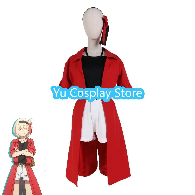 Anime Lycoris Recoil Nishikigi Chisato Cosplay Costume Women Cute Red Dress Party Suit Halloween Carnival Uniform Custom Made
Anime Lycoris Recoil Nishikigi Chisato Cosplay Costume Women Cute Red Dress Party Suit Halloween Carnival Uniform Custom Made