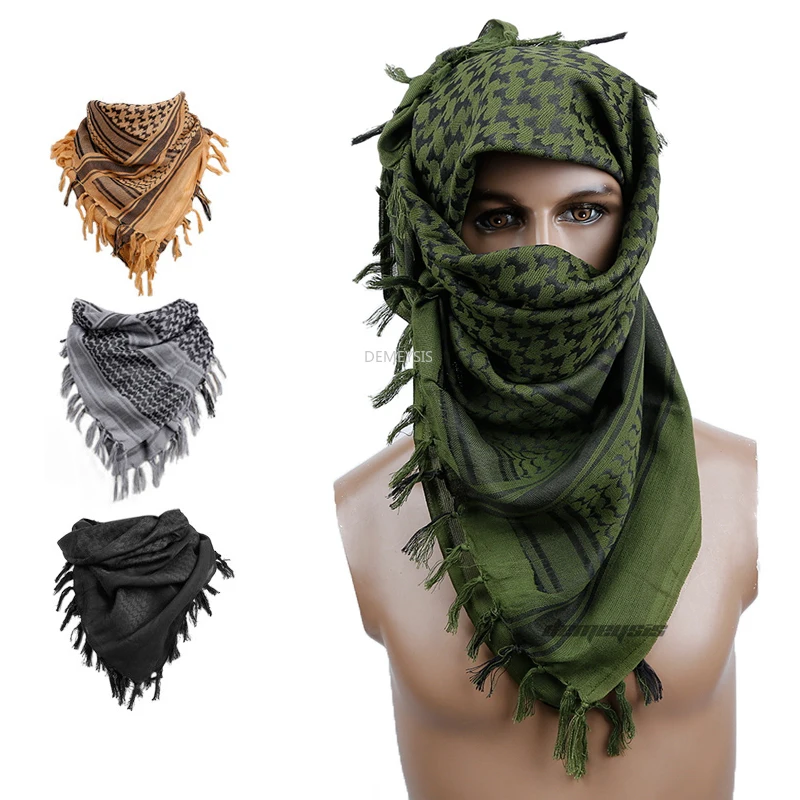Tactical Hunting Scarf Outdoor Airsoft CS Desert Keffiyeh Head Neck Scarf Arab Wrap Men Women Sunscreen Windproof Hiking Scarf
Tactical Hunting Scarf Outdoor Airsoft CS Desert Keffiyeh Head Neck Scarf Arab Wrap Men Women Sunscreen Windproof Hiking Scarf