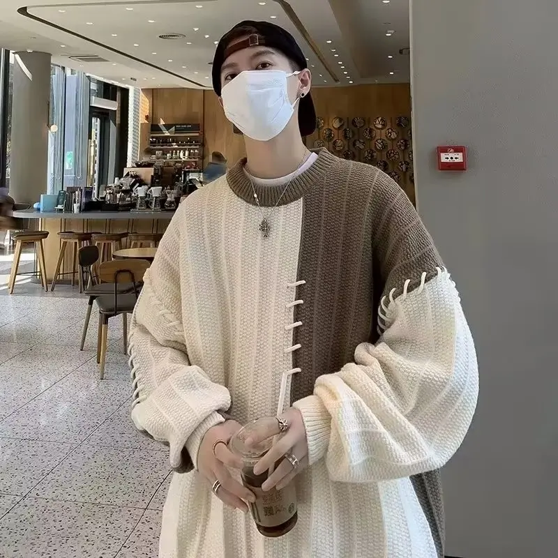 Loose Fit Long Sve Men's Knitwear 250 Pou Size Autumn Winter Base Layer Top Casual Polyester Fiber Student Faion
Loose Fit Long Sve Men's Knitwear 250 Pou Size Autumn Winter Base Layer Top Casual Polyester Fiber Student Faion