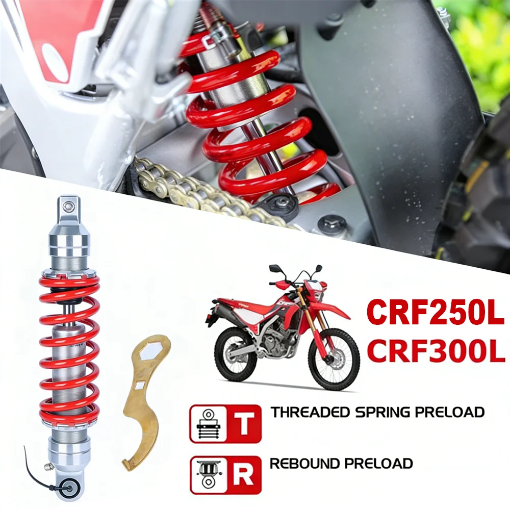 CRF250L/300L Motorcycle CNC Adjustable Rear Shock Absorber for HONDA CRF300L CRF250L CRF 250L 300L
CRF250L/300L Motorcycle CNC Adjustable Rear Shock Absorber for HONDA CRF300L CRF250L CRF 250L 300L