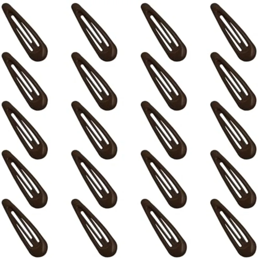 Snap Hair Clips for Women and Girls Water Drop Non Slip Hair Barrettes Heavy Coated Metal Brown Hair Clips Accessory 20 PCS 1.8
Snap Hair Clips for Women and Girls Water Drop Non Slip Hair Barrettes Heavy Coated Metal Brown Hair Clips Accessory 20 PCS 1.8