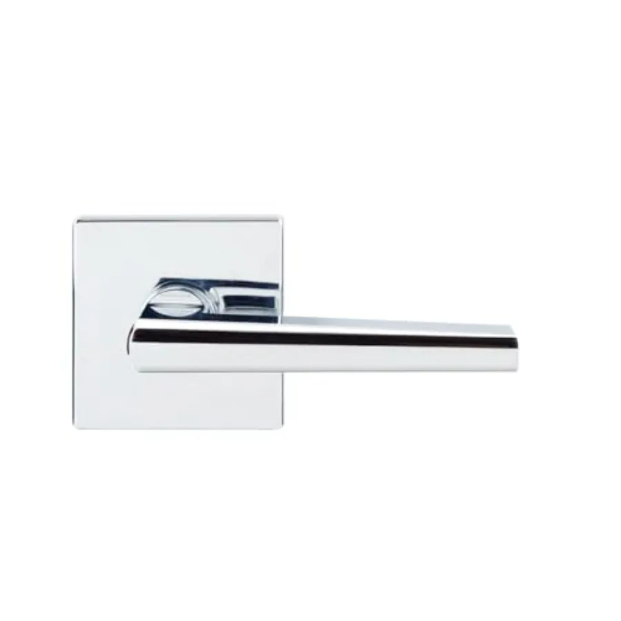 Hardware Vida Passage Door Handle with Square Trim, Fits Doors 1-3/8 to 1-3/4 in. Thick, Polished Chrome Reversible Left/Right-
Hardware Vida Passage Door Handle with Square Trim, Fits Doors 1-3/8 to 1-3/4 in. Thick, Polished Chrome Reversible Left/Right-