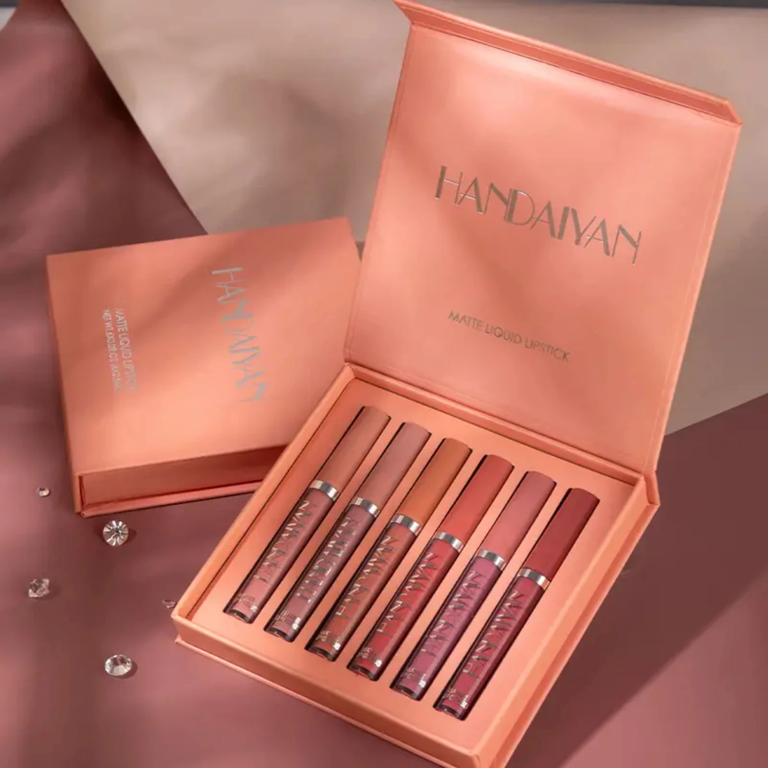 Set of Vibrant Matte Nude Liquid Lipsticks - Gorgeous Long-lasting Shades for All-day Color Payoff and Lasting Wear
Set of Vibrant Matte Nude Liquid Lipsticks - Gorgeous Long-lasting Shades for All-day Color Payoff and Lasting Wear
