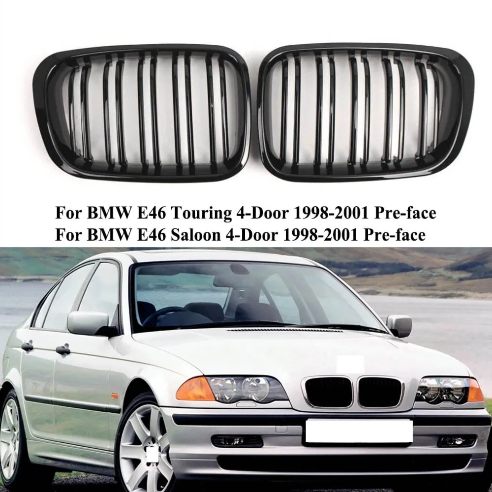 Glossy Double Line Style Front Bumper Racing Grille For BMW E46 4-Door 320i 323i 325i 328i 330i 1998 1999-2001 Grill Accessories
Glossy Double Line Style Front Bumper Racing Grille For BMW E46 4-Door 320i 323i 325i 328i 330i 1998 1999-2001 Grill Accessories