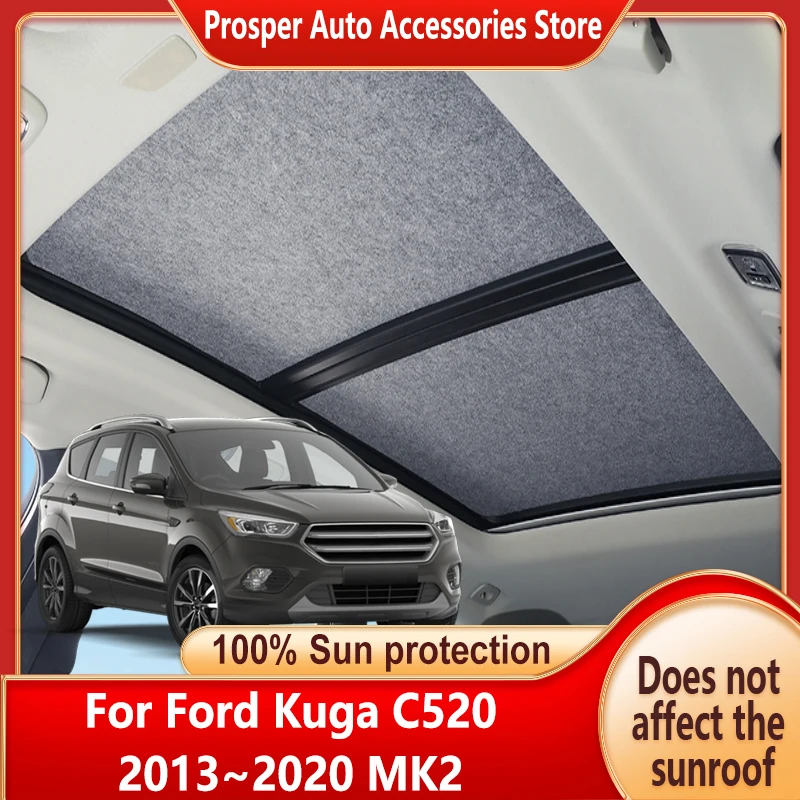 Panoramic Sunroof Insulation Roof Visor For Ford Kuga C520 2013~2020 19 Sun Protection Electrostatic Adsorption Curtain Sunshade
Panoramic Sunroof Insulation Roof Visor For Ford Kuga C520 2013~2020 19 Sun Protection Electrostatic Adsorption Curtain Sunshade