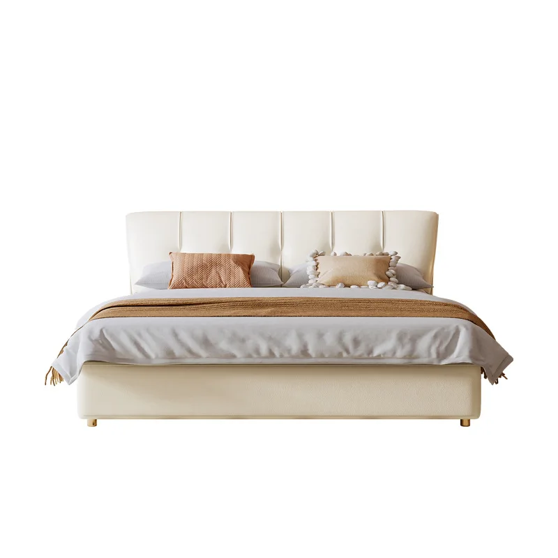 Simple modern light luxury leather bed high box storage small apartment 1.8 meters double master bedroom leather
Simple modern light luxury leather bed high box storage small apartment 1.8 meters double master bedroom leather