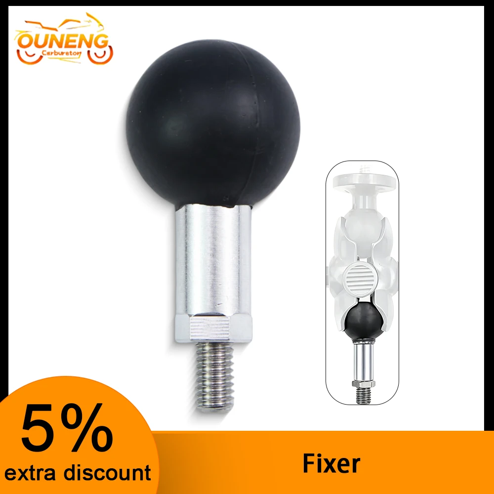 25mm 1 Inch M8 Thread Ball Head Mount Adapter Motorcycle Handlebar Base For Action Camera
25mm 1 Inch M8 Thread Ball Head Mount Adapter Motorcycle Handlebar Base For Action Camera