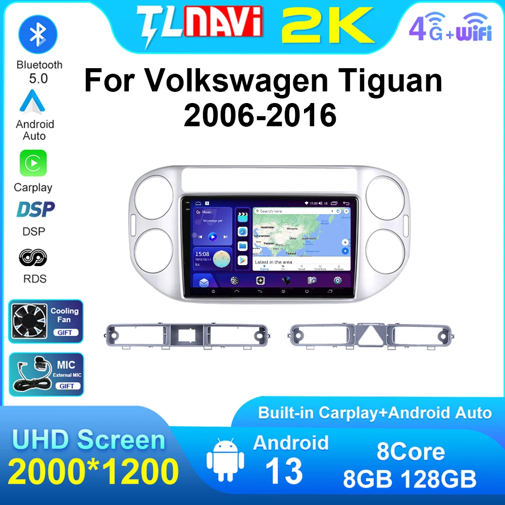 Автомобильная Мультимедийная система QLED, 9 дюймов, Android, 2K экран, для Volkswagen VW Tiguan 2006-2016, GPS-навигация, радио Carplay
Автомобильная Мультимедийная система QLED, 9 дюймов, Android, 2K экран, для Volkswagen VW Tiguan 2006-2016, GPS-навигация, радио Carplay