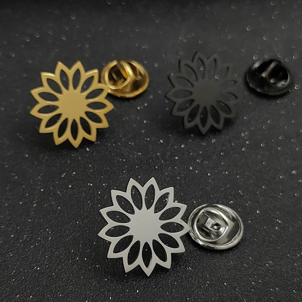 Stainless Steel Lotus Flower Brooch for Women, Minimalist Floral Petal Lapel Pin Yoga Spiritual Jewelry Gift for Daily Wear
Stainless Steel Lotus Flower Brooch for Women, Minimalist Floral Petal Lapel Pin Yoga Spiritual Jewelry Gift for Daily Wear