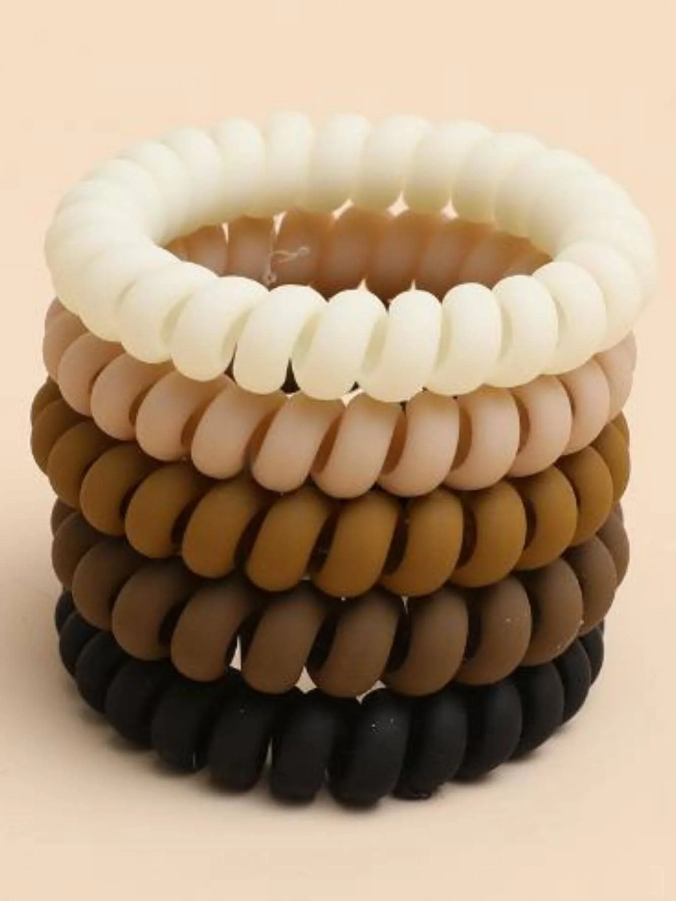 5pcs Women Mixed Color Casual Spiral Hair Tie For Daily Life Ponytail Holders Hair Elastics Hair Rubber Bands Scrunchies Hair Rope Elastic Hair Tie, Hair Bobbles Hair Accessories Head Accessories Gym Sport Running Outfit
5pcs Women Mixed Color Casual Spiral Hair Tie For Daily Life Ponytail Holders Hair Elastics Hair Rubber Bands Scrunchies Hair Rope Elastic Hair Tie, Hair Bobbles Hair Accessories Head Accessories Gym Sport Running Outfit
