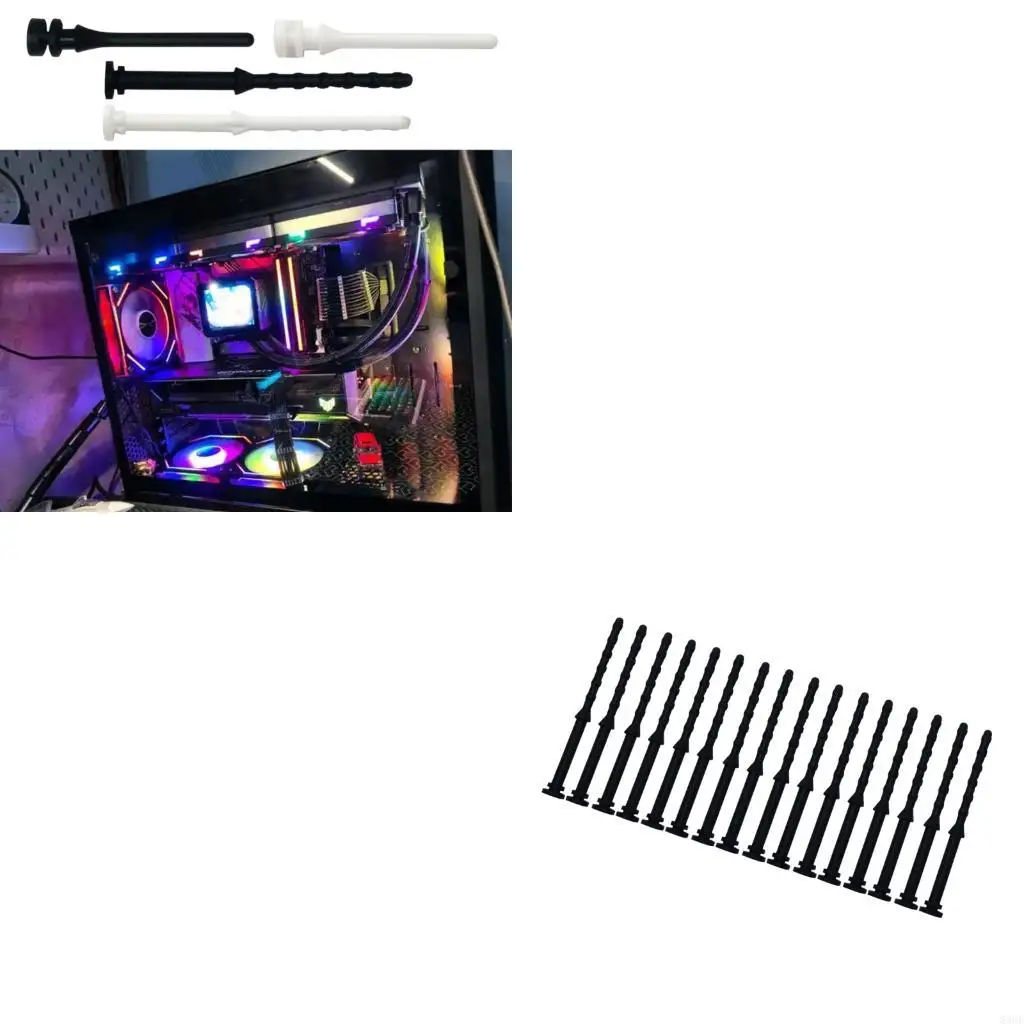 Rubber Rivets 16pcs for PC Builders Quick Installation Silicone Fan Dampeners 83CF
Rubber Rivets 16pcs for PC Builders Quick Installation Silicone Fan Dampeners 83CF