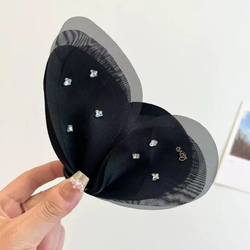 New Hair Accessories Tulle Butterfly Wing Rhinestone Hair Claw Elegant Women Summer Fashion Headpiece Non-Slip Sparkle Claw Clip
New Hair Accessories Tulle Butterfly Wing Rhinestone Hair Claw Elegant Women Summer Fashion Headpiece Non-Slip Sparkle Claw Clip