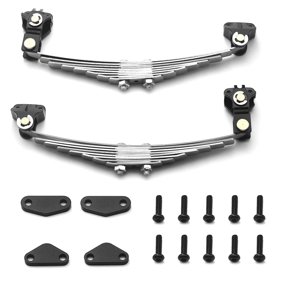 A17I Metal Suspension Leaf Spring Plate Spring Hanger Kit for 1/14 RC Truck (Unpowered)
A17I Metal Suspension Leaf Spring Plate Spring Hanger Kit for 1/14 RC Truck (Unpowered)