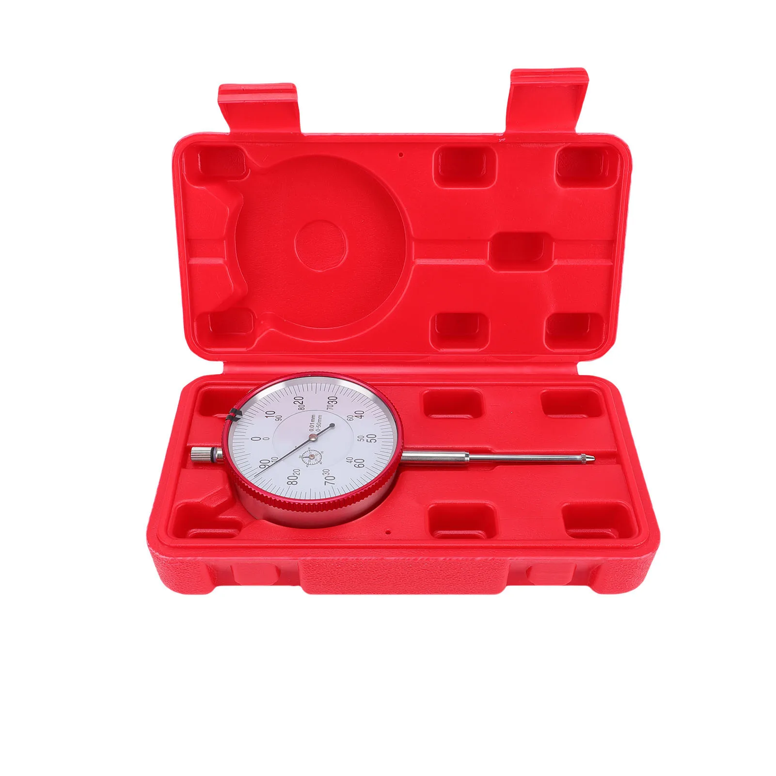 Dial Indicator Pointer Type Dial Test Indicator for Precise Instrument Measuring 0-50mm Range 0.01mm Accuracy
Dial Indicator Pointer Type Dial Test Indicator for Precise Instrument Measuring 0-50mm Range 0.01mm Accuracy