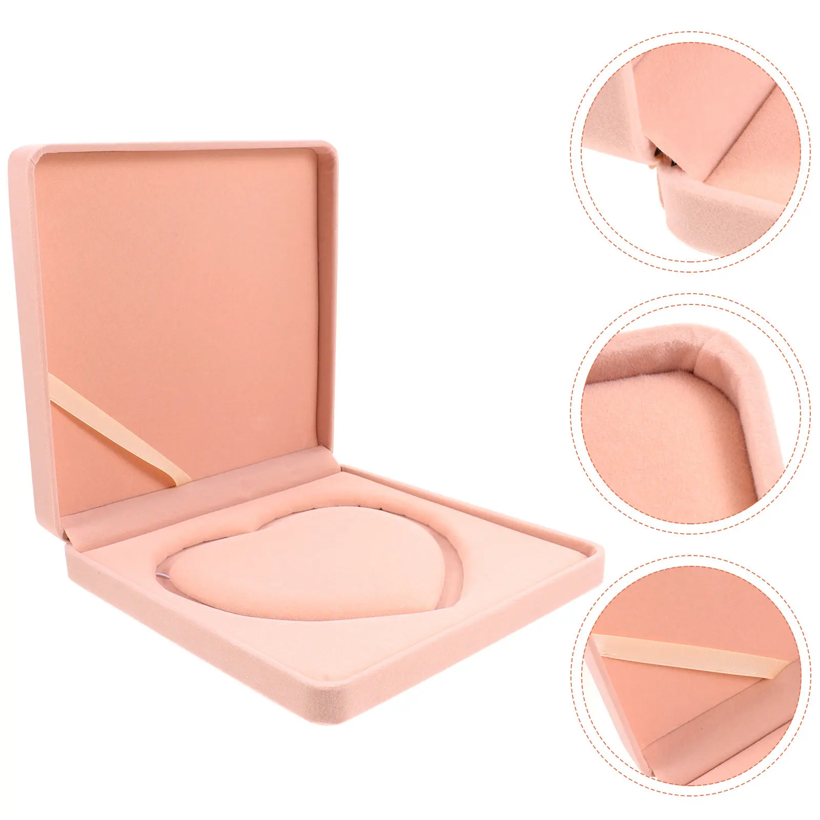 Heart-Shaped Liner Tray Necklace Storage Box Compact Lightweight Jewelry Organizer for Home Bedroom Dressing Table Display Gift
Heart-Shaped Liner Tray Necklace Storage Box Compact Lightweight Jewelry Organizer for Home Bedroom Dressing Table Display Gift