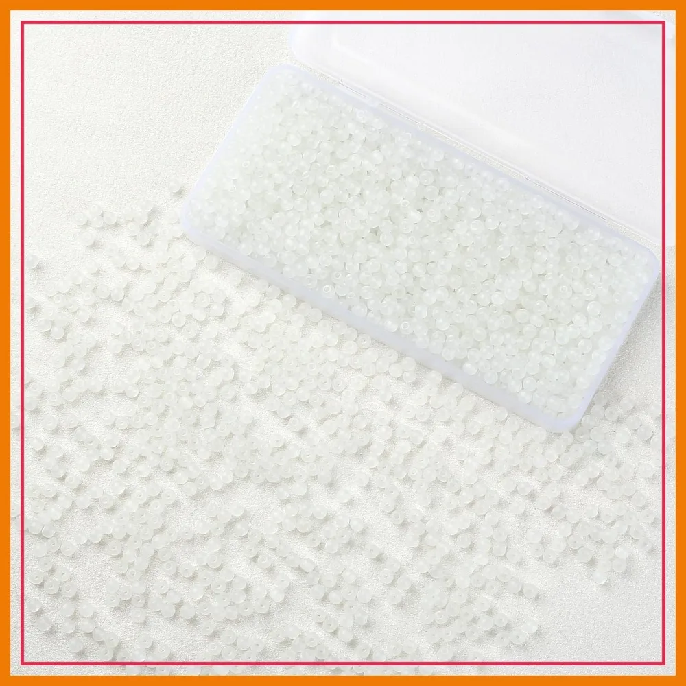 1000Pcs 4mm White Round Glass Beads for Necklaces, Clear Crystal Beads for Bracelet Jewelry Making and DIY Crafts
1000Pcs 4mm White Round Glass Beads for Necklaces, Clear Crystal Beads for Bracelet Jewelry Making and DIY Crafts