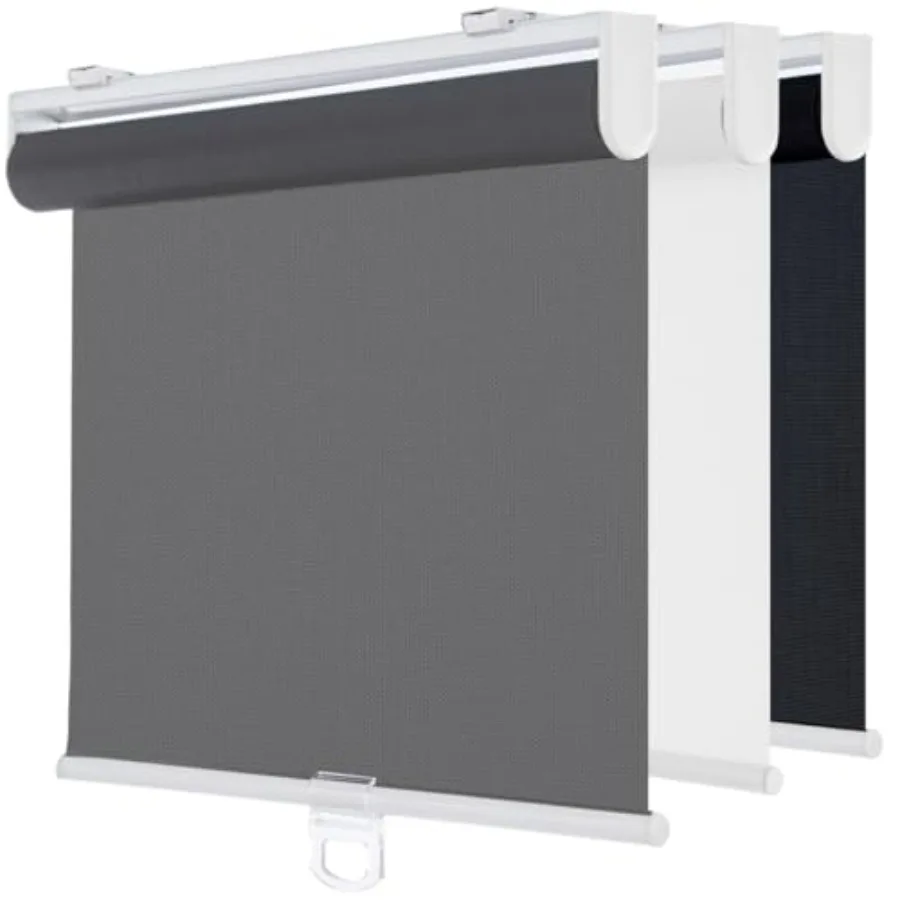 Cordless Roller Shades for Windows, Light Filtering Pull Down Blinds, Solar Screen Door Blinds, Flame Retardant UV Protection F
Cordless Roller Shades for Windows, Light Filtering Pull Down Blinds, Solar Screen Door Blinds, Flame Retardant UV Protection F