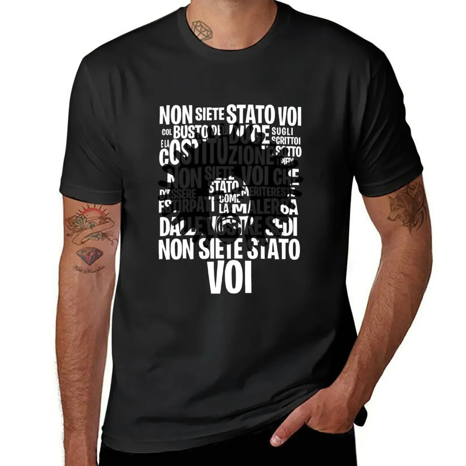 Caparezza - Non siete Stato voi! T-Shirt korean fashion anime figures for a boy shirts graphic tee men tshirt
Caparezza - Non siete Stato voi! T-Shirt korean fashion anime figures for a boy shirts graphic tee men tshirt