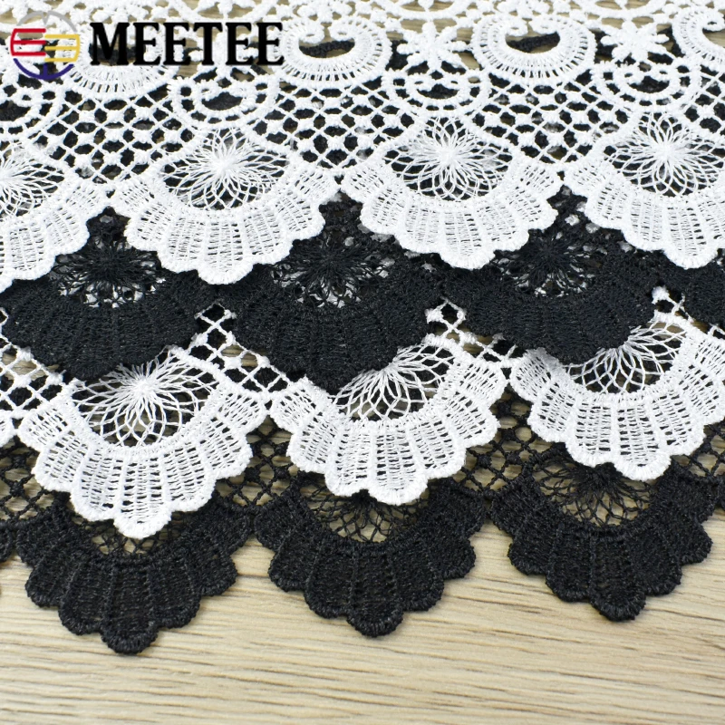 2/5Meters 10cm Embroidery Lace Trimming Wedding Dress Ribbon Fabric Clothes Sewing Curtain Skirt Decor Laces Tape DIY Material
2/5Meters 10cm Embroidery Lace Trimming Wedding Dress Ribbon Fabric Clothes Sewing Curtain Skirt Decor Laces Tape DIY Material