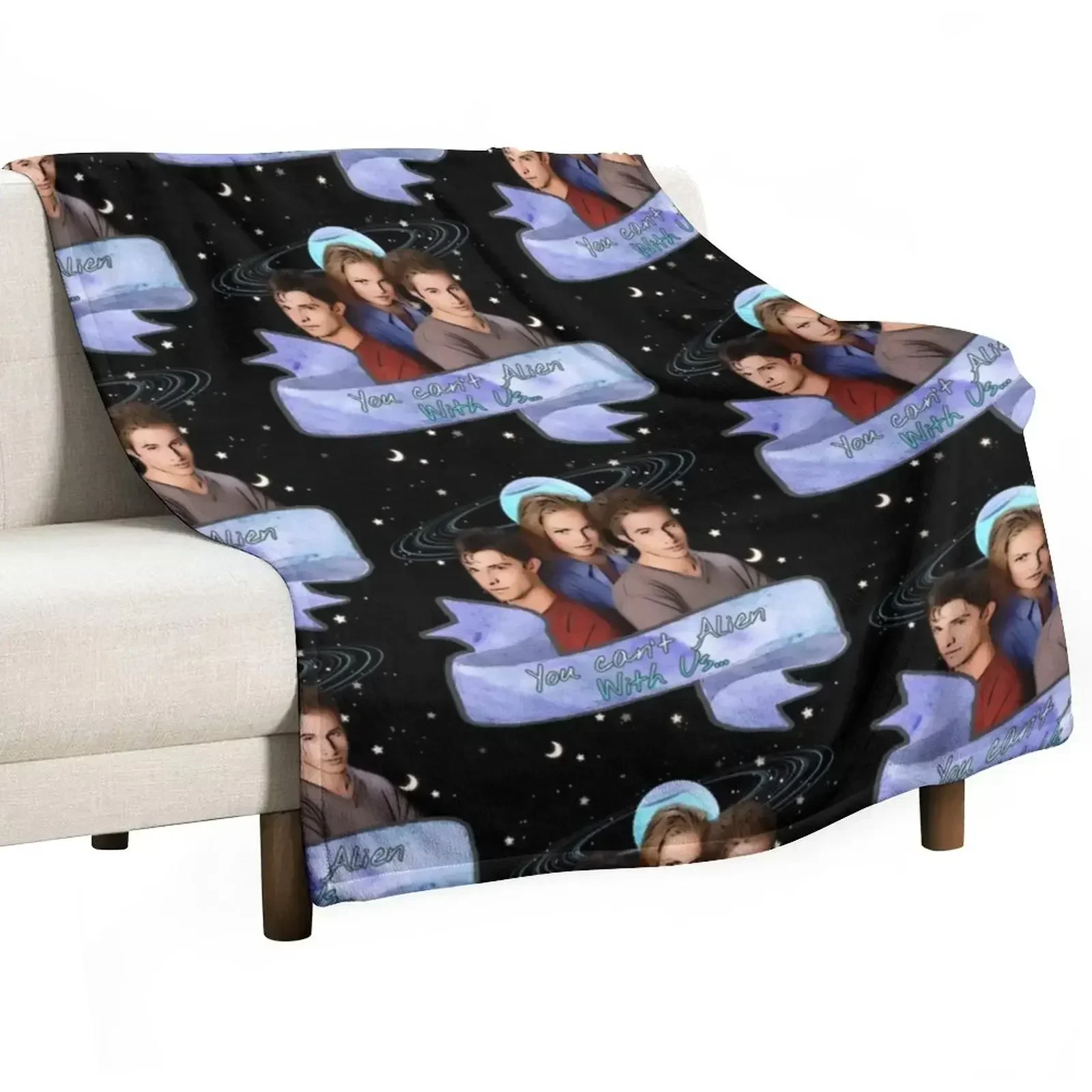 Roswell tv show you can't Alien with us Throw Blanket Soft Cozy Blanket for Pet Kids Adults
Roswell tv show you can't Alien with us Throw Blanket Soft Cozy Blanket for Pet Kids Adults