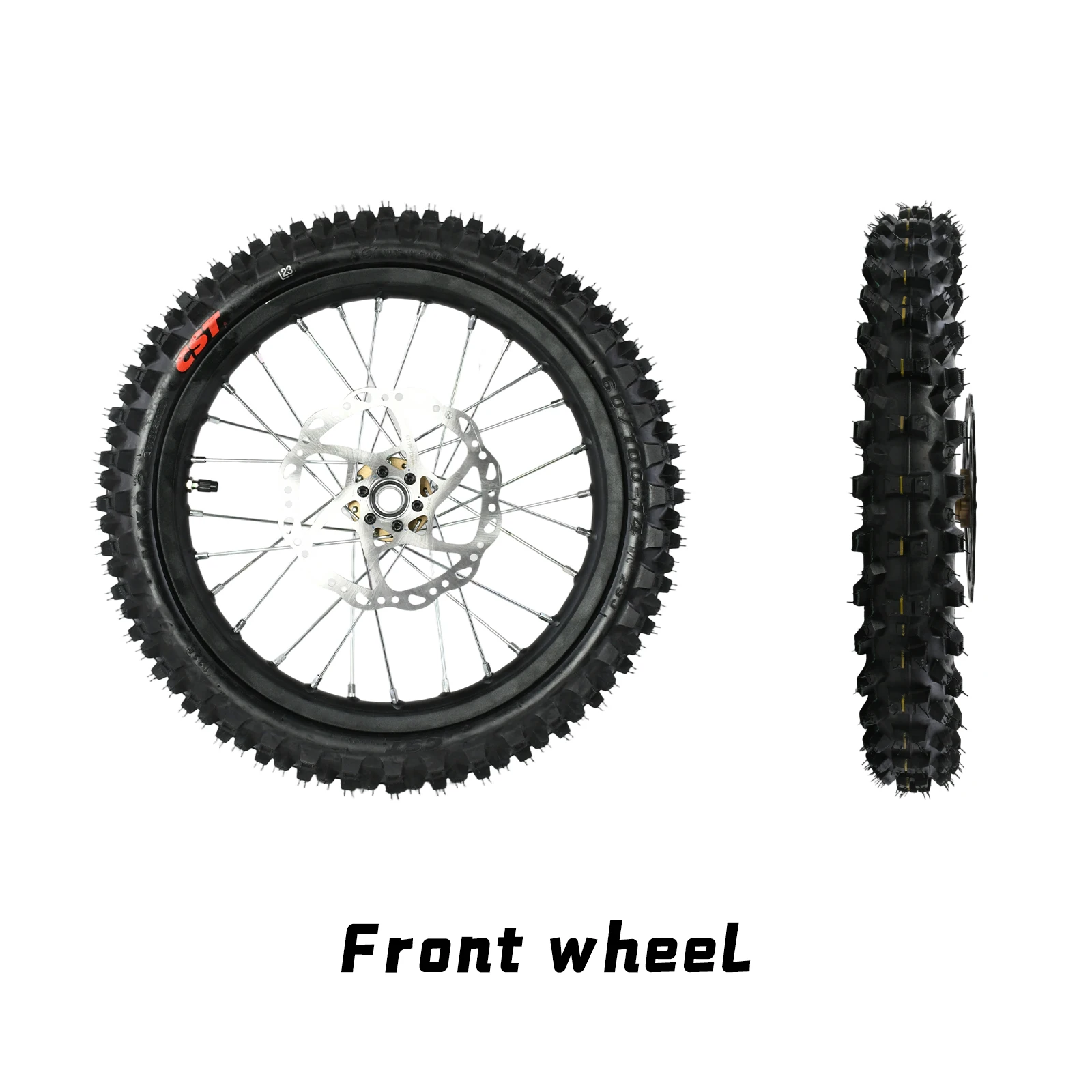 For Surron Hyper Bee Motorcycles 60/100-14 Front+70/100-12 Rear Wheel Tire Rim Assembly Wheel Kit Electric Dirt Bike Accessories
For Surron Hyper Bee Motorcycles 60/100-14 Front+70/100-12 Rear Wheel Tire Rim Assembly Wheel Kit Electric Dirt Bike Accessories