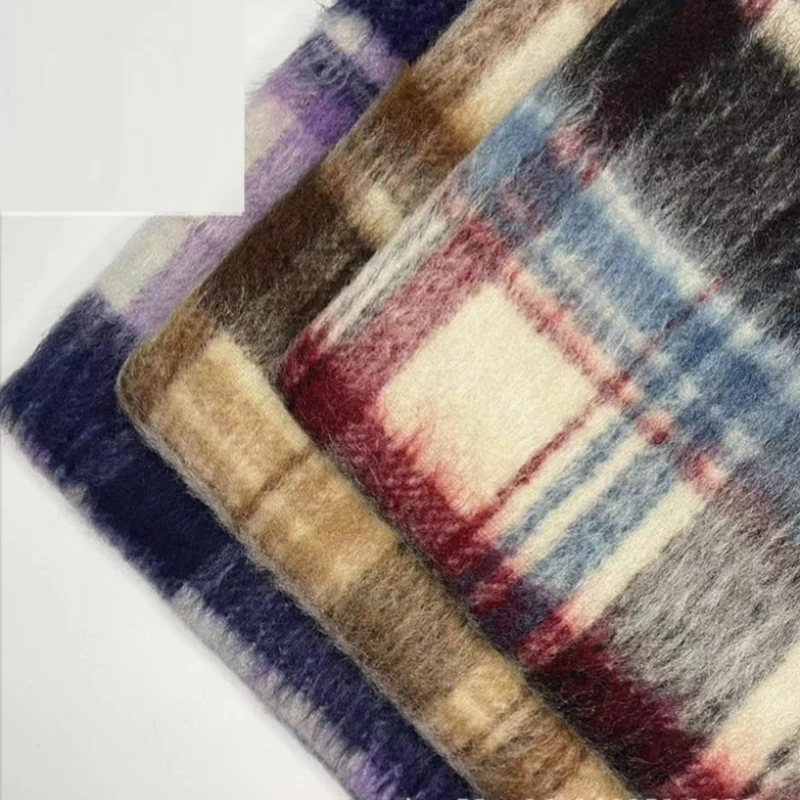 Woolen Thick Fashionable Woolen Brushed Plaid Checker Fabric for Autumn Winter Sold By The Meter Sewing Coats and Jackets Scarf
Woolen Thick Fashionable Woolen Brushed Plaid Checker Fabric for Autumn Winter Sold By The Meter Sewing Coats and Jackets Scarf
