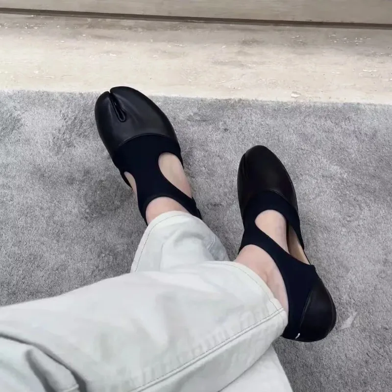 Ultra-Soft Leather Ballet Flat Shoes Women's Open-Toe Elastic Fabric Flats Spring Summer Casual Round Toe Slip-On Breathable
Ultra-Soft Leather Ballet Flat Shoes Women's Open-Toe Elastic Fabric Flats Spring Summer Casual Round Toe Slip-On Breathable