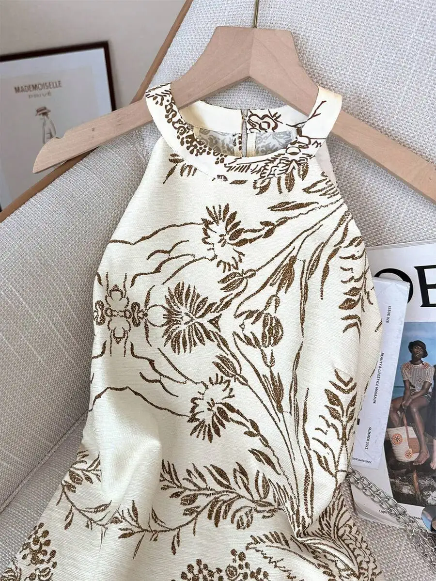 Women Sleeveless Floral Print Casual Short Dress For Summer
Women Sleeveless Floral Print Casual Short Dress For Summer