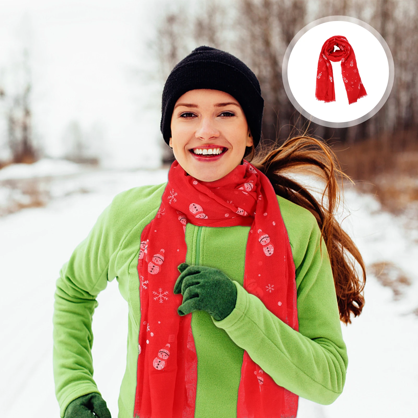Snowman Printed Voile Long Scarf Women Shawl Christmas Long Creative Comfortable Skin Unique Style Beautiful Touch
Snowman Printed Voile Long Scarf Women Shawl Christmas Long Creative Comfortable Skin Unique Style Beautiful Touch