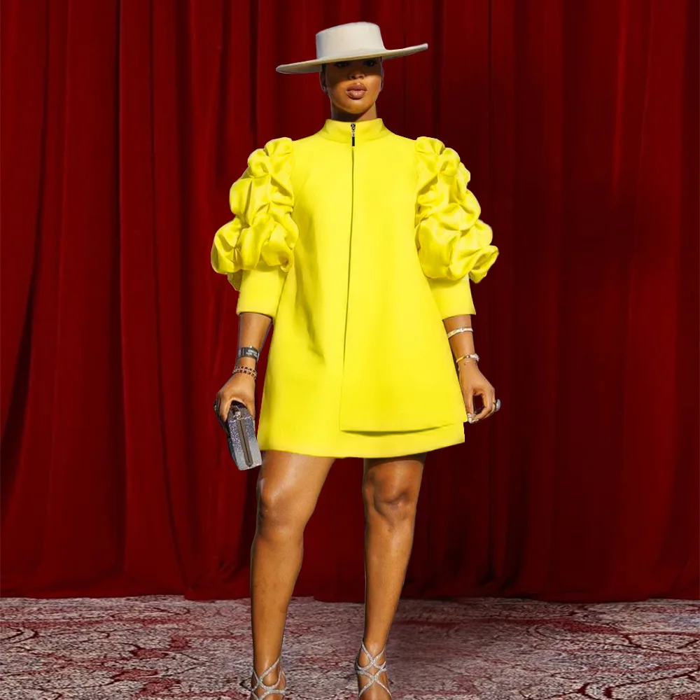 Mini Fashion Fall Winter For Dress Women 2023 High Neck Puff Long Sleeve Vintage Clothes Evening Party Club Events Dress Vestido
Mini Fashion Fall Winter For Dress Women 2023 High Neck Puff Long Sleeve Vintage Clothes Evening Party Club Events Dress Vestido