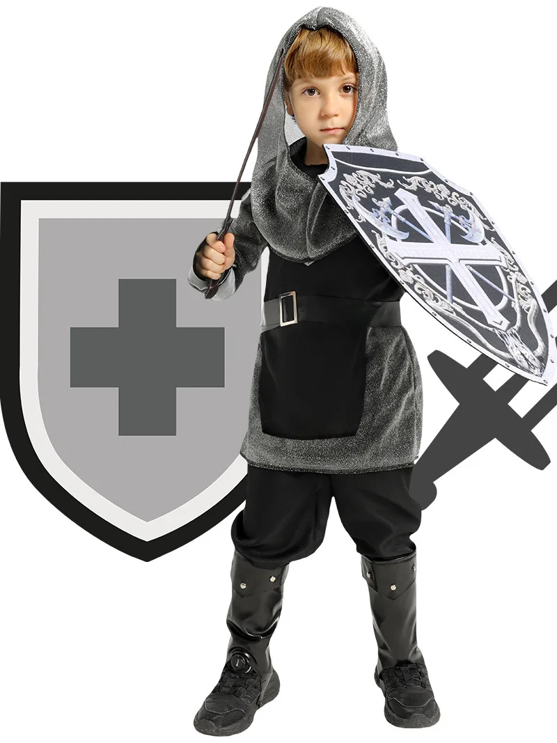 Medieval Halloween Costume Children's Knight Role-playing Cosplay Outfit Carnival Performance Stage Costume Ladies' Ethnic Wear
Medieval Halloween Costume Children's Knight Role-playing Cosplay Outfit Carnival Performance Stage Costume Ladies' Ethnic Wear