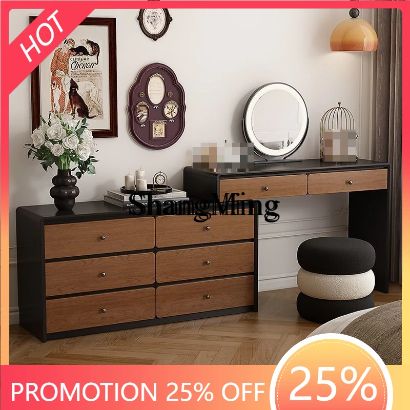 SM new medieval style solid wood dresser bedroom bedside dresser chest integrated storage cabinet retractable
SM new medieval style solid wood dresser bedroom bedside dresser chest integrated storage cabinet retractable