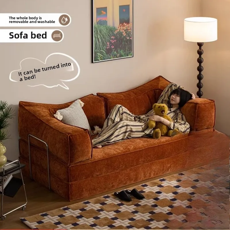 Ikuno Amuro Teddy retro small apartment living room folding sofa bed dual-purpose
Ikuno Amuro Teddy retro small apartment living room folding sofa bed dual-purpose