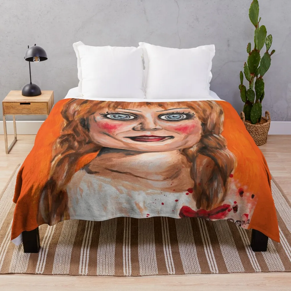 Annabelle Horror Doll Throw Blanket sofa throw blanket plush queen size blanket queen size
Annabelle Horror Doll Throw Blanket sofa throw blanket plush queen size blanket queen size