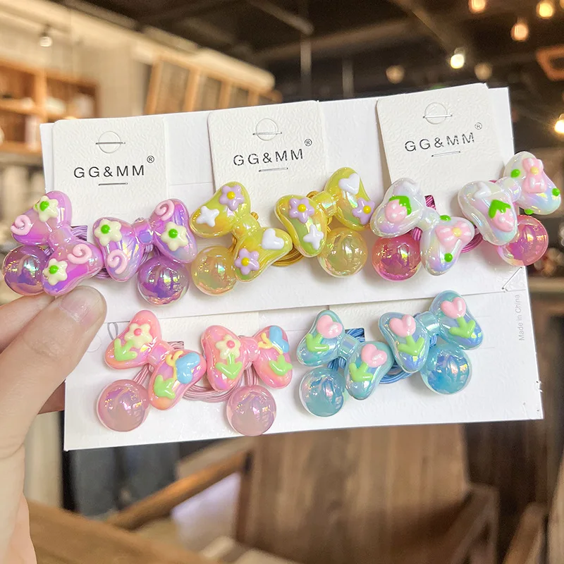 Hand Drawn Bow Hair Ties Graffiti Style Jelly Hexagon Elastic Ponytail Holders High Elasticity for Kids Girls
Hand Drawn Bow Hair Ties Graffiti Style Jelly Hexagon Elastic Ponytail Holders High Elasticity for Kids Girls