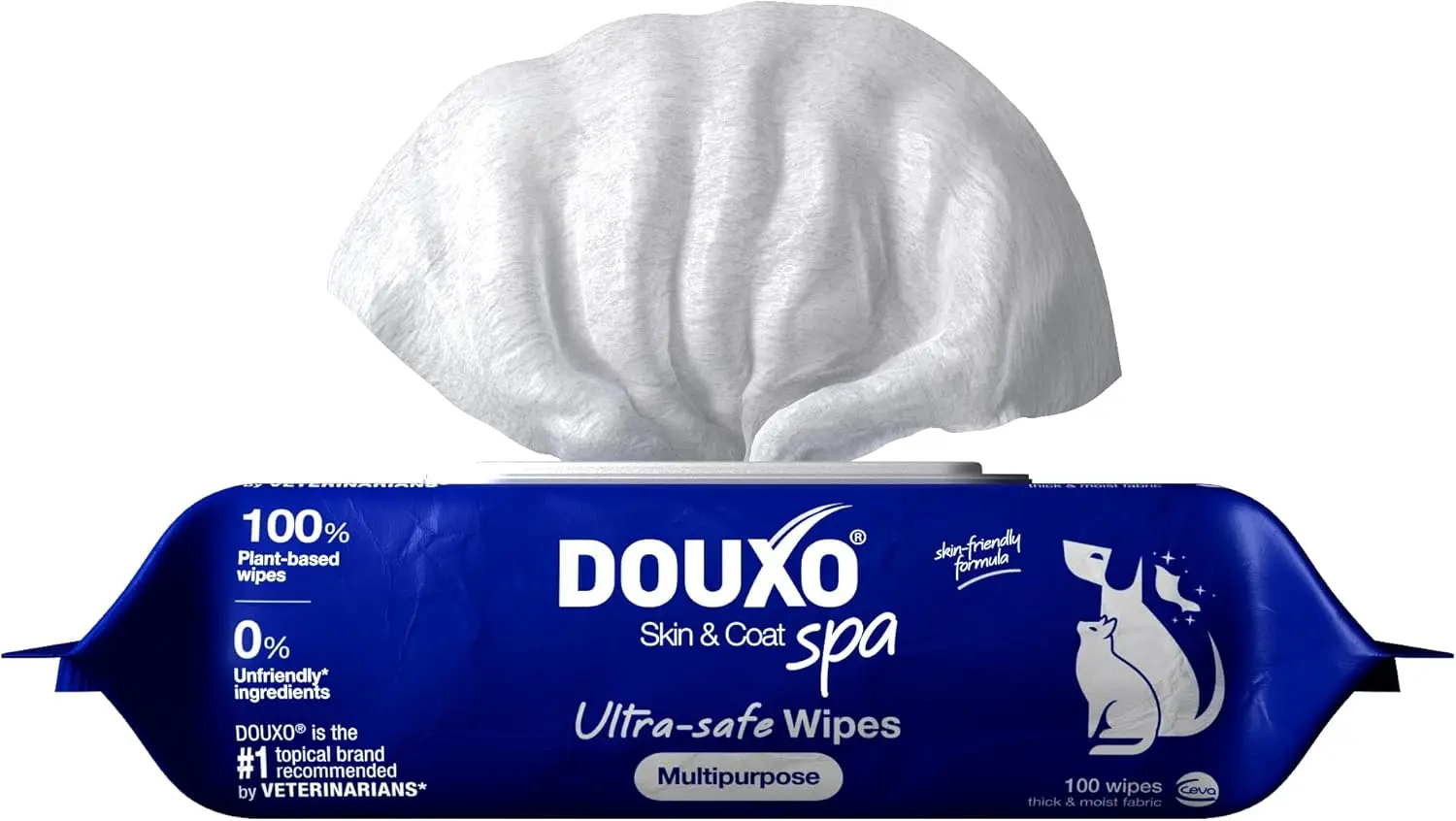 Ultra-Safe Multipurpose Wipes for Dogs and Cats, 100 Wipes, Gently Removes Tear & Saliva Stains, Leaves Coat Refreshed
Ultra-Safe Multipurpose Wipes for Dogs and Cats, 100 Wipes, Gently Removes Tear & Saliva Stains, Leaves Coat Refreshed