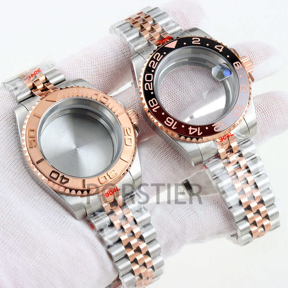 40mm NH35 Case Sapphire Glass for SUB GMT Yacht-Master NH34 NH35 NH36 NH38 Movement Solid 316L Stainless Steel Jubilee Watchband
40mm NH35 Case Sapphire Glass for SUB GMT Yacht-Master NH34 NH35 NH36 NH38 Movement Solid 316L Stainless Steel Jubilee Watchband