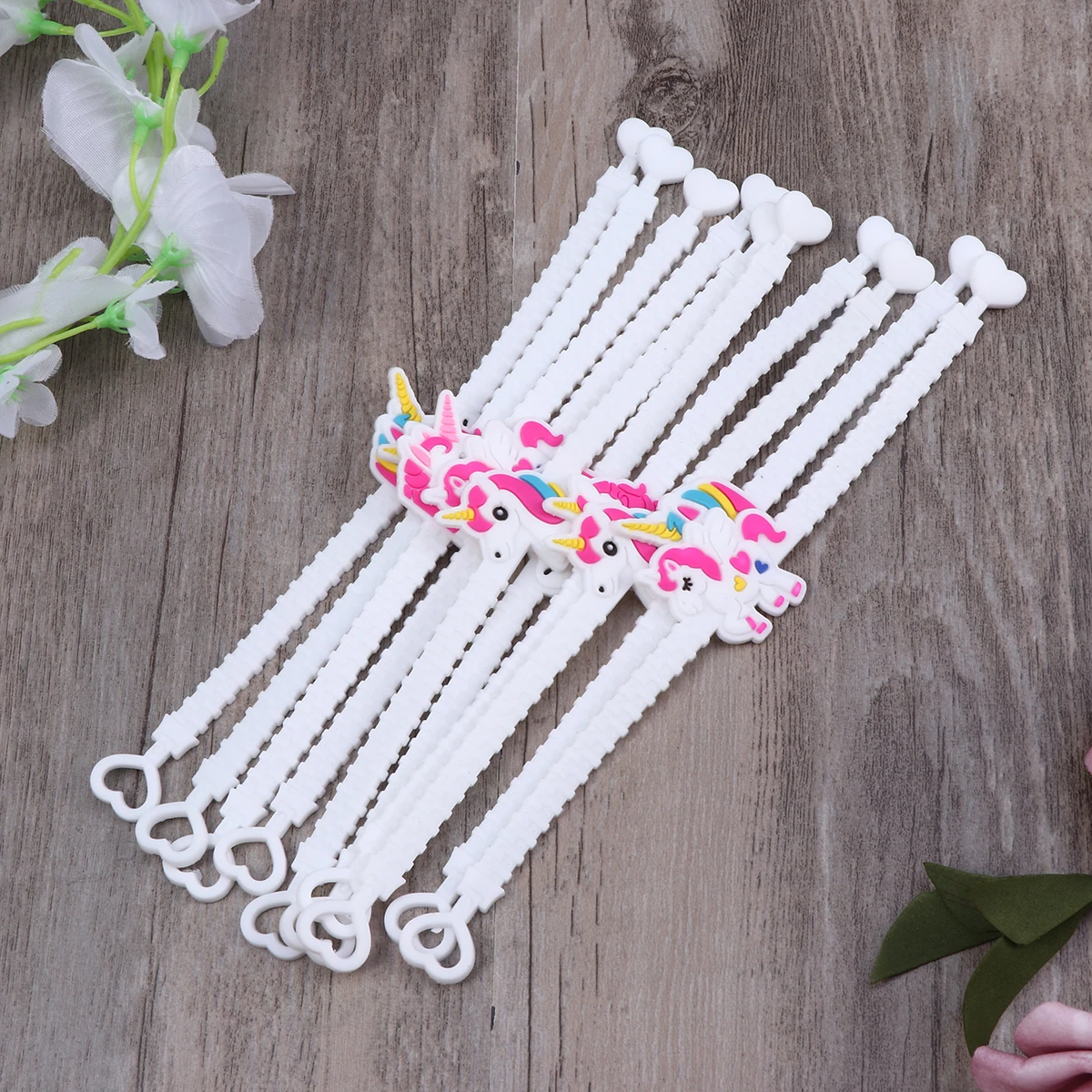 10 Pcs Unicorn Bracelet Bracelets Charm Wristband Rubber Silicone Wristbands Child
10 Pcs Unicorn Bracelet Bracelets Charm Wristband Rubber Silicone Wristbands Child