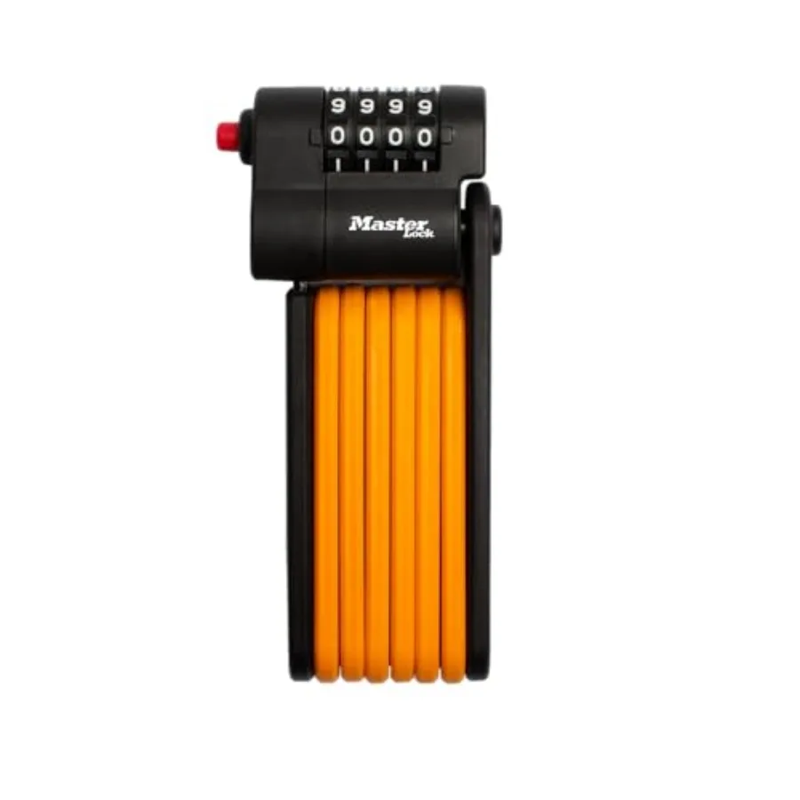 Orange Hardened Steel Link Folding Bike Lock, Heavy Duty Anti-Theft Bicycle, 2-1/2ft 80cm Length x 0.15 in (4 mm), 8336EC
Orange Hardened Steel Link Folding Bike Lock, Heavy Duty Anti-Theft Bicycle, 2-1/2ft 80cm Length x 0.15 in (4 mm), 8336EC