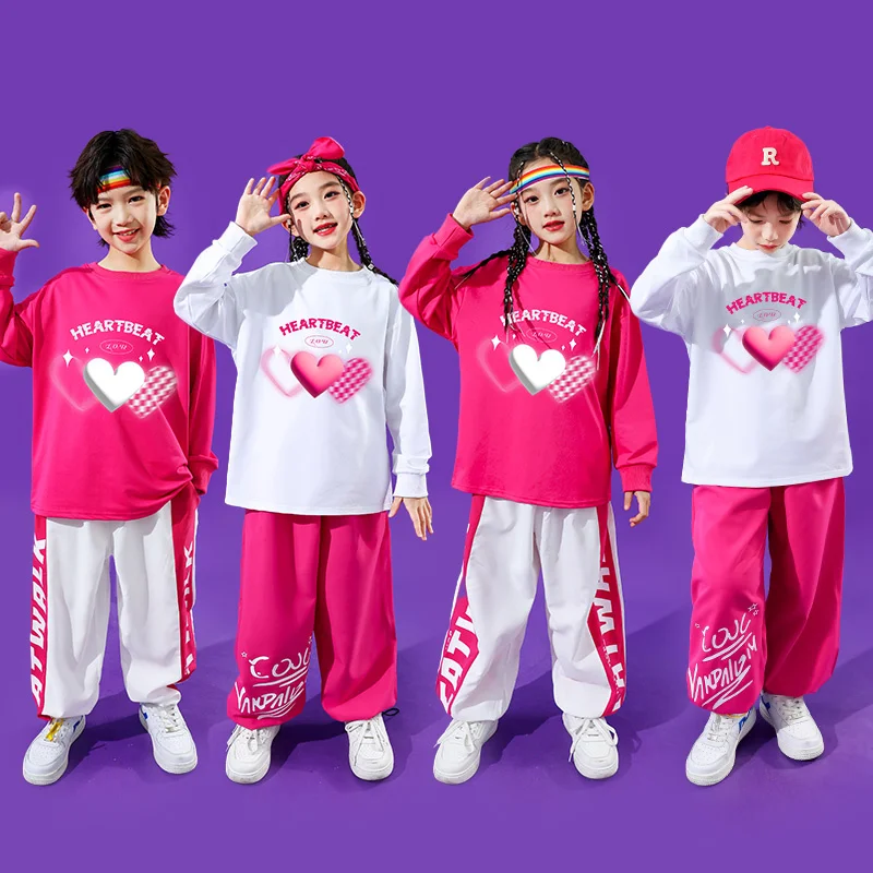 Fashion Boy Girl Hip Hop Children Costume Clothes Set Streetwear Style Kids y2k Street Clothing Stage Outfit Performance Suit
Fashion Boy Girl Hip Hop Children Costume Clothes Set Streetwear Style Kids y2k Street Clothing Stage Outfit Performance Suit