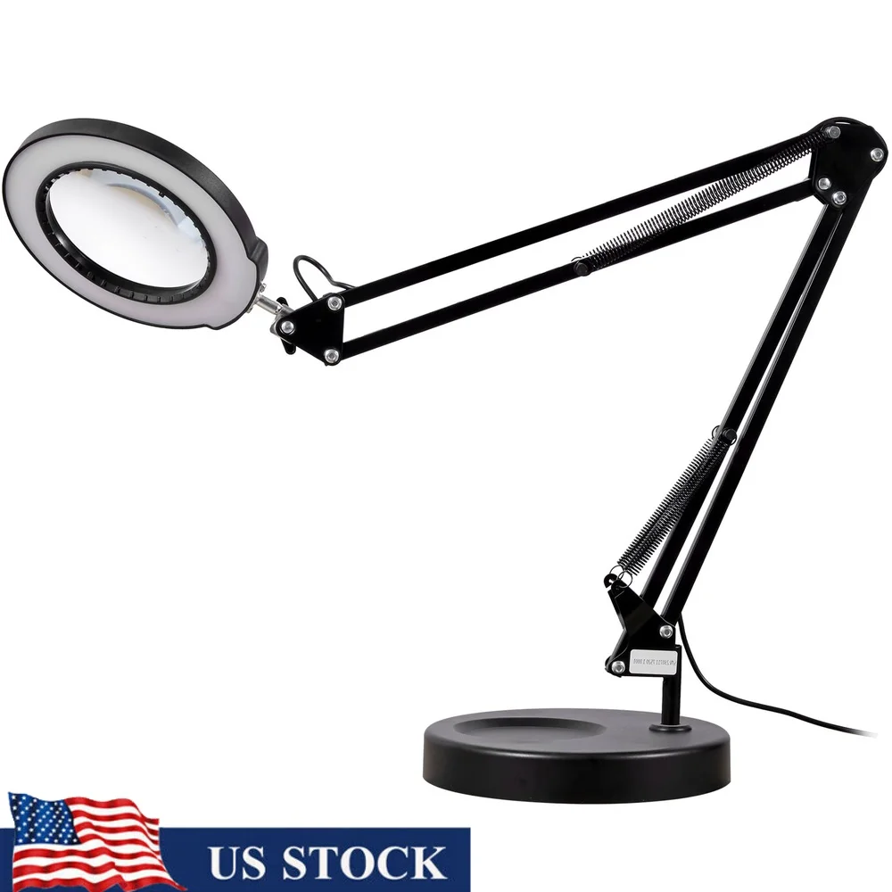 LED Magnifying Lamp 5X Magnifier with Touch Control Adjustable Light brightness Desk Clip Light Crafting Reading Work
LED Magnifying Lamp 5X Magnifier with Touch Control Adjustable Light brightness Desk Clip Light Crafting Reading Work