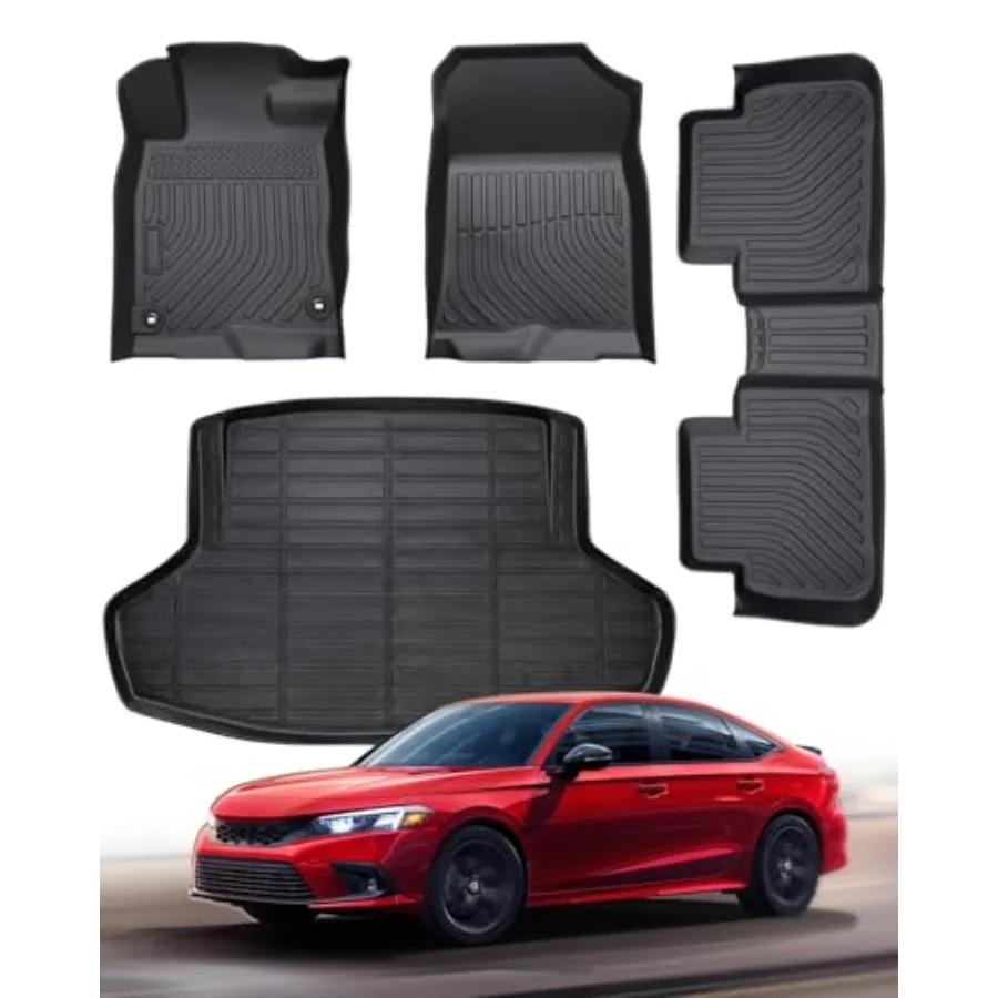 Car Floor Mats for Honda Civic 20222025 2026 Sedan Non-Slip TPE All-Weather Floor Liners and Trunk Cargo Mat Set Custom Fit for
Car Floor Mats for Honda Civic 20222025 2026 Sedan Non-Slip TPE All-Weather Floor Liners and Trunk Cargo Mat Set Custom Fit for