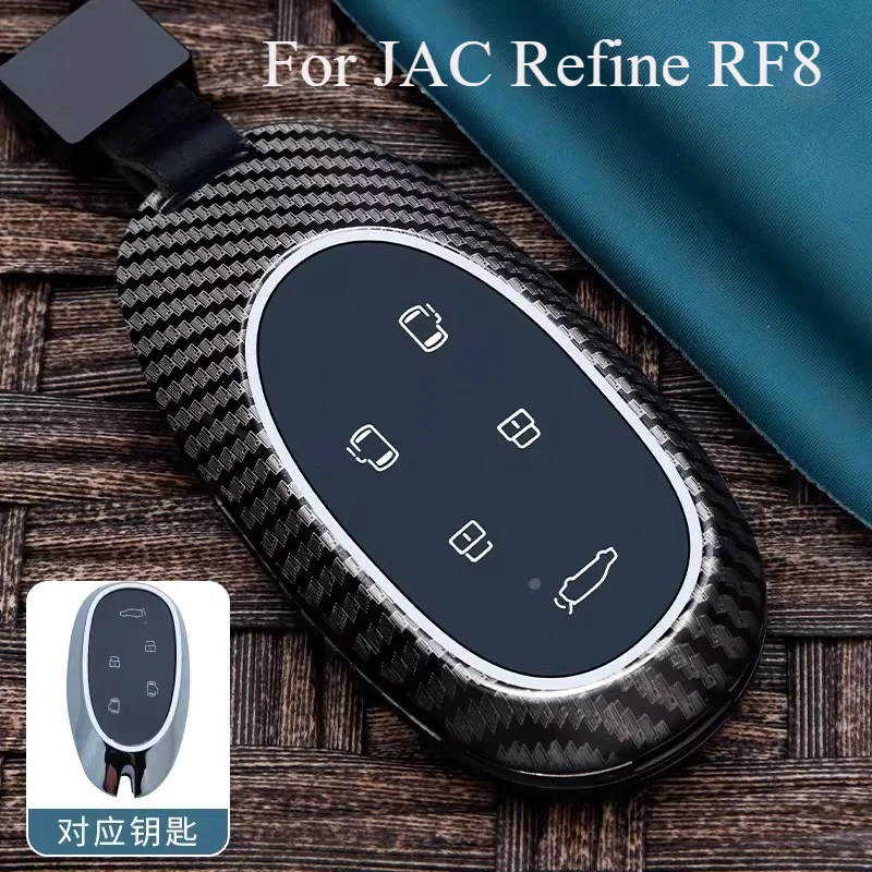 For JAC Refine RF8 Key Fob Case Cover, 5 Buttons Metal Buckle Leather Key Holder, Anti-Scratch Remote Shell
For JAC Refine RF8 Key Fob Case Cover, 5 Buttons Metal Buckle Leather Key Holder, Anti-Scratch Remote Shell