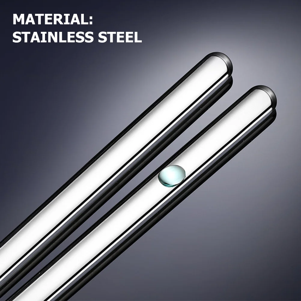 5pcs 5 Pairs 304 Stainless Steel Chopsticks Long Cooking Chinese Hot Pot Multifunctional Metal Noodle Frying Utensils 36cm
5pcs 5 Pairs 304 Stainless Steel Chopsticks Long Cooking Chinese Hot Pot Multifunctional Metal Noodle Frying Utensils 36cm