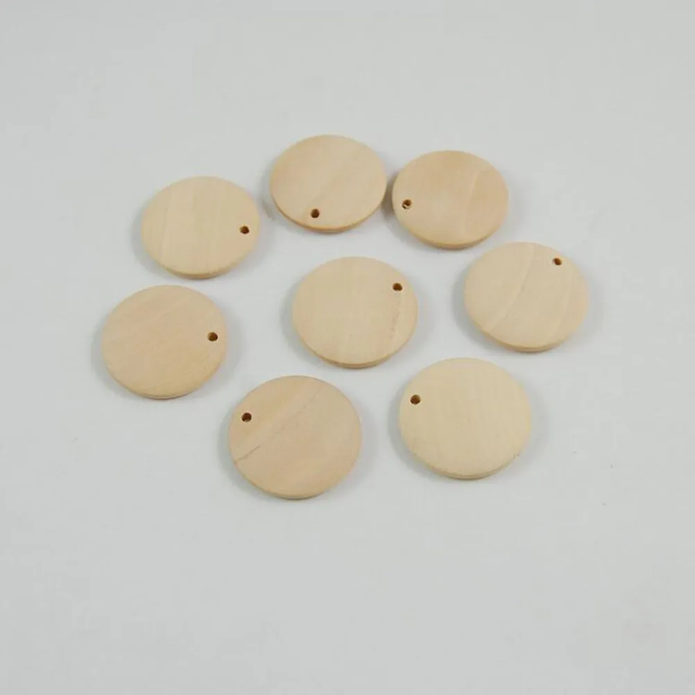 100Pcs Round Wooden Slice Pendant Simple Stylish Design Single Hole Wood Slice Jewelry Making Pendants DIY Charm Necklace
100Pcs Round Wooden Slice Pendant Simple Stylish Design Single Hole Wood Slice Jewelry Making Pendants DIY Charm Necklace