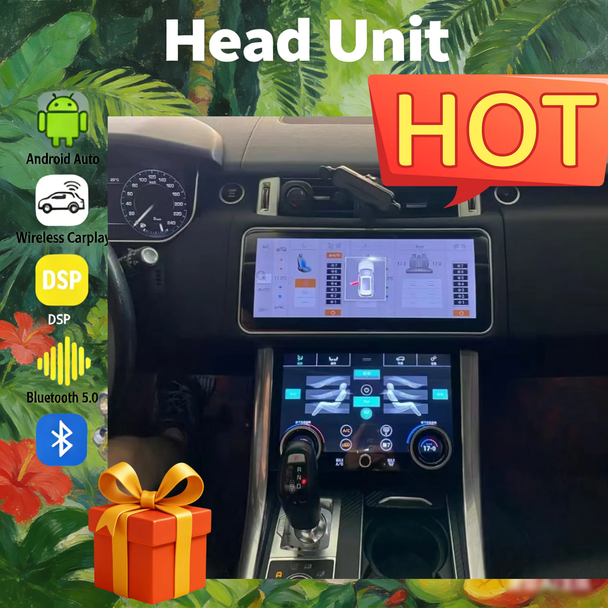 n 12.3" Android 13 Car Radio Dual System For Range Rover Sport L494 2014-2017 Multimedia Player GPS Head Unit Carplay AC Panel
n 12.3" Android 13 Car Radio Dual System For Range Rover Sport L494 2014-2017 Multimedia Player GPS Head Unit Carplay AC Panel